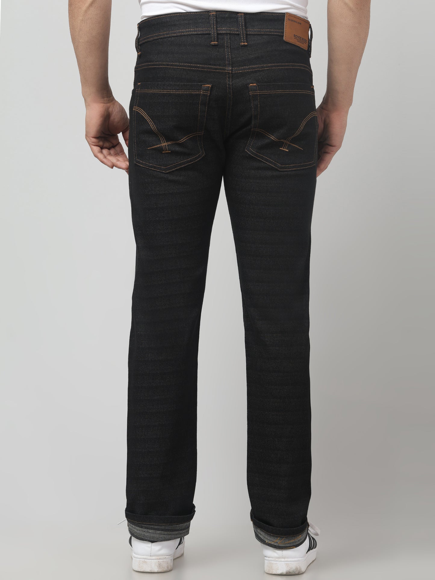 Men's C Black Regular Fit Jeans