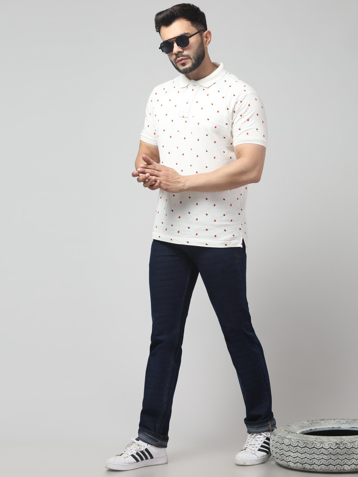 Men's Blue Regular Fit Jeans