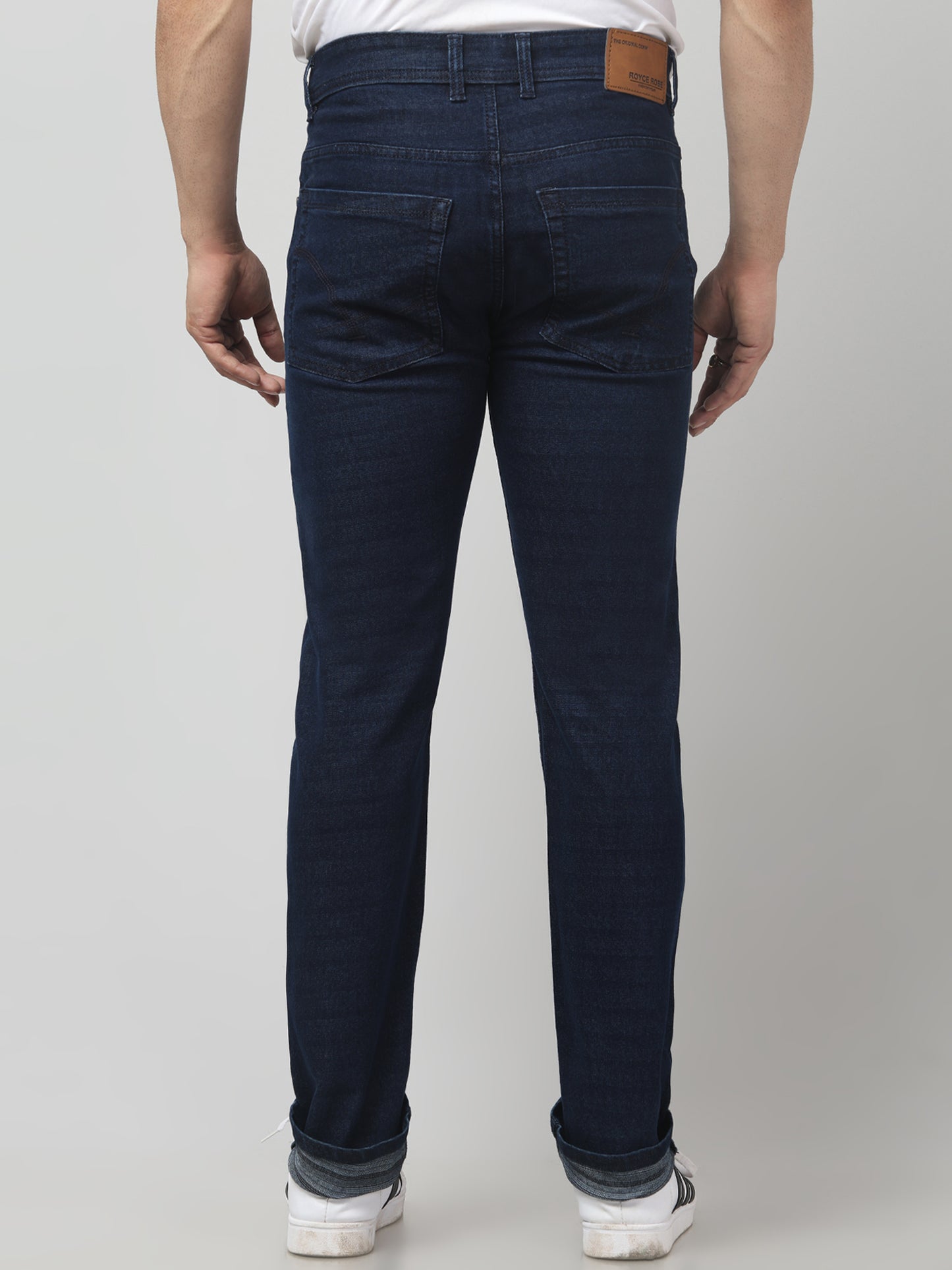 Men's Dark Blue Regular Fit Jeans