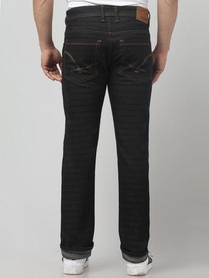 Men's C Black Regular Fit Jeans