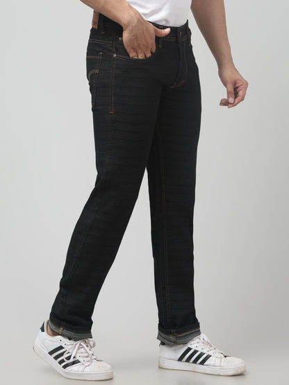 Men's C Black Regular Fit Jeans