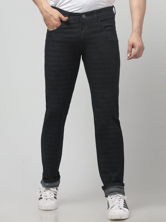 Dark Grey Regular Fit Cotton Jeans