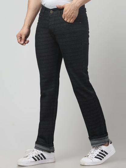 Dark Grey Regular Fit Cotton Jeans
