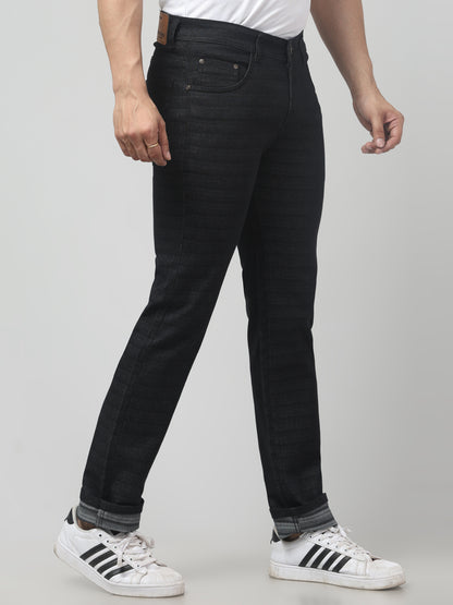 Dark Grey Regular Fit Cotton Jeans