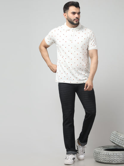 Dark Grey Regular Fit Cotton Jeans