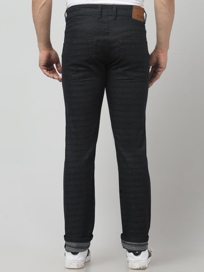 Dark Grey Regular Fit Cotton Jeans